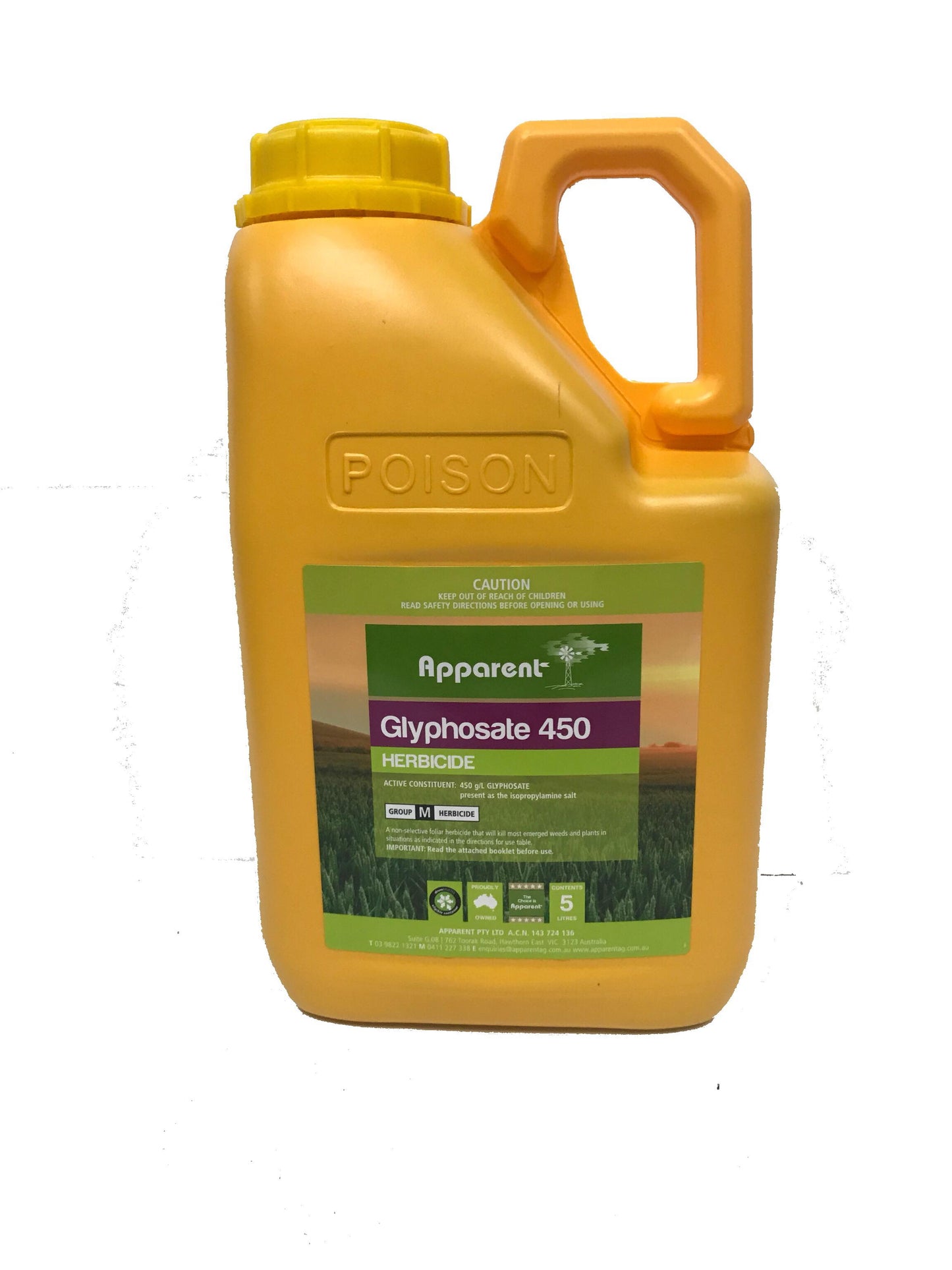 Apparent Glyphosate 5Ltr 450g/L