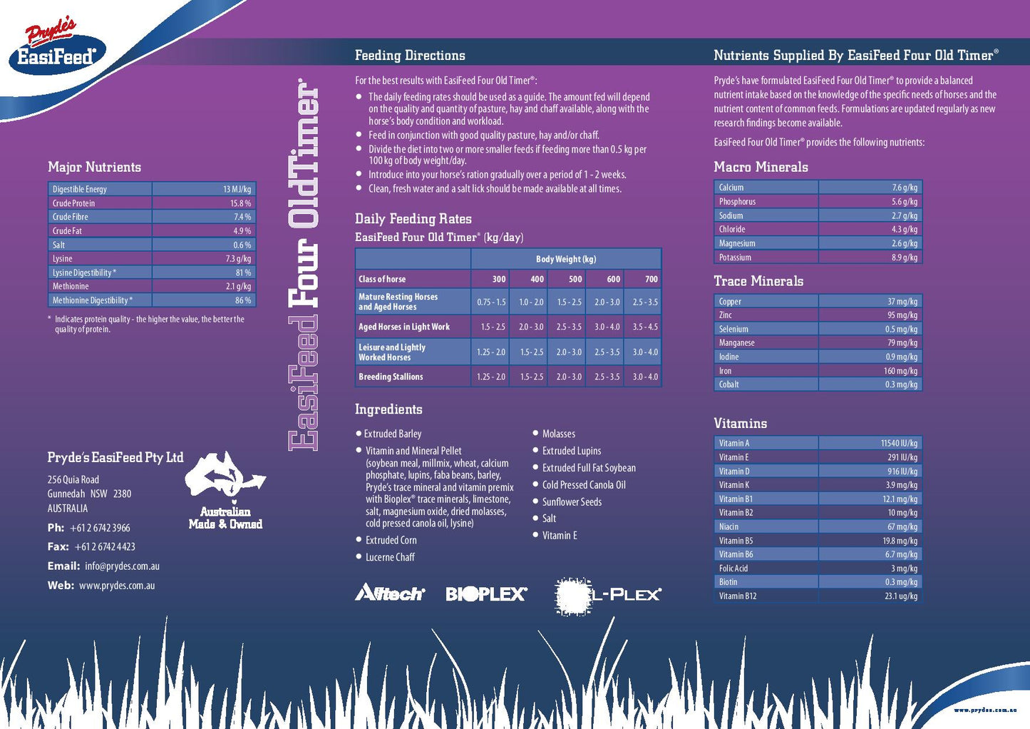 Prydes Four Old Timer 20kg