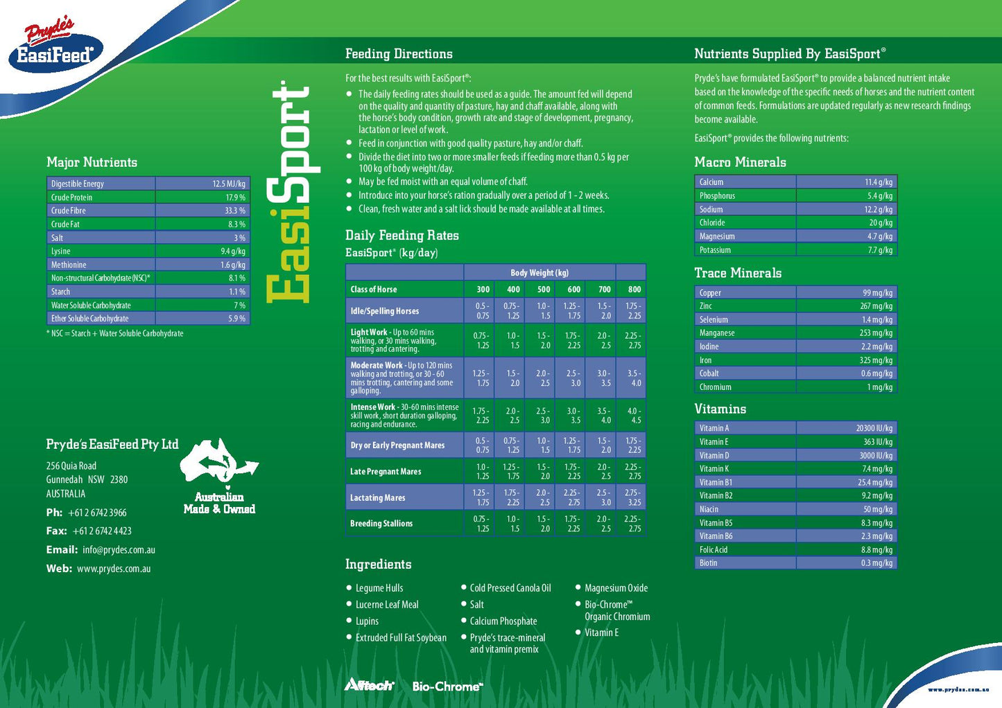 Prydes Easi Sport 20kg