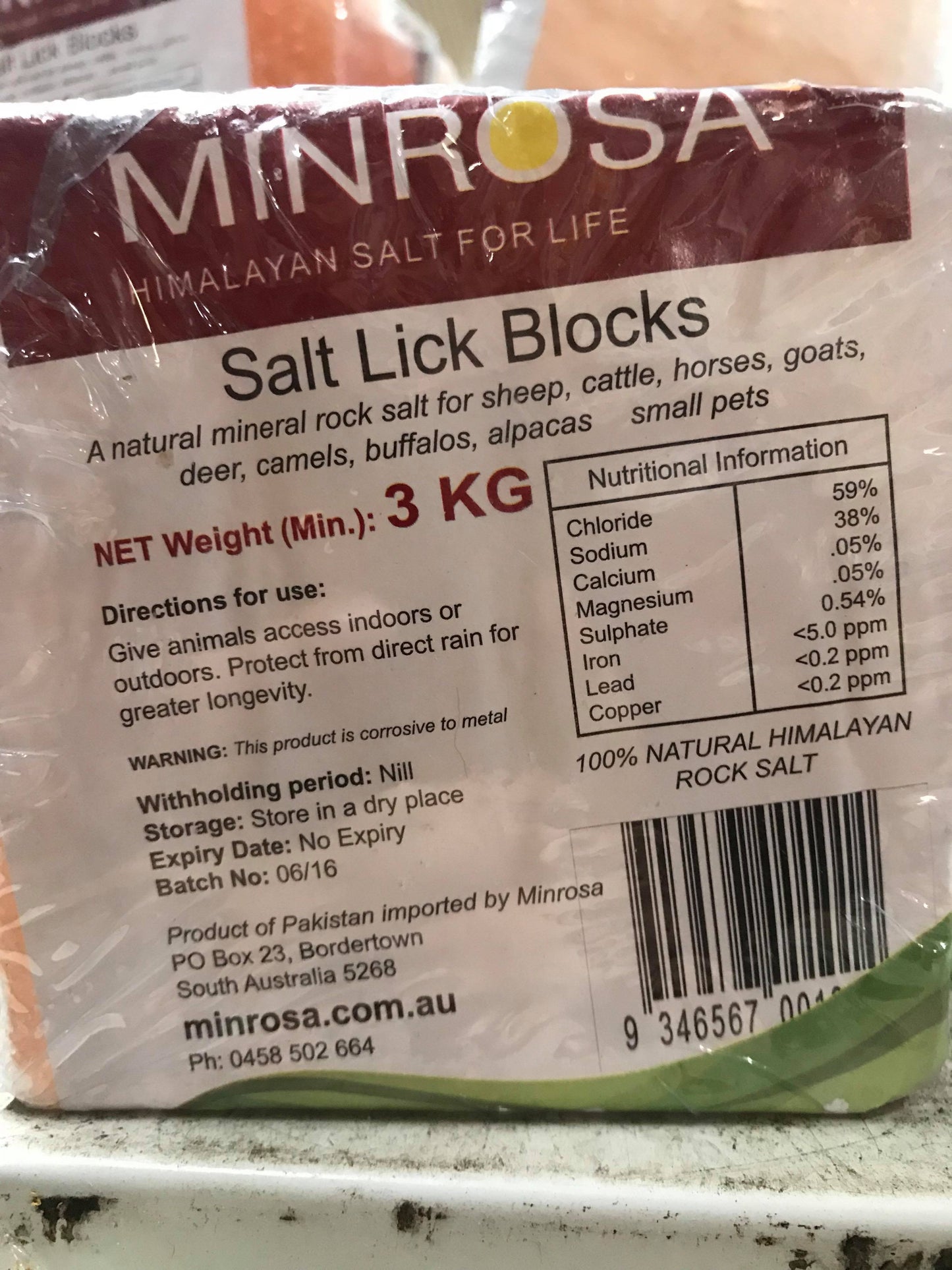 Rock Salt W/ Rope
