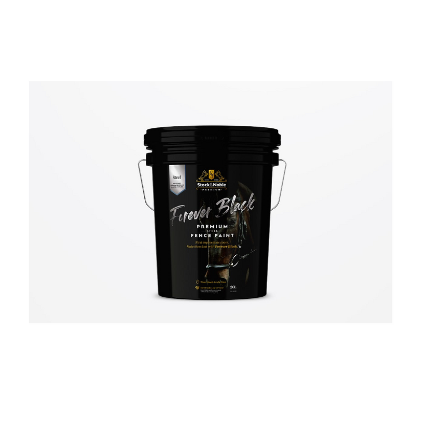 FOREVER BLACK FENCE PAINT 20LTR Coopers Rural & Hardware.