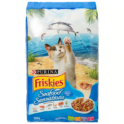 FRISKIES - SALMON TUNA & SARDINE-10KG