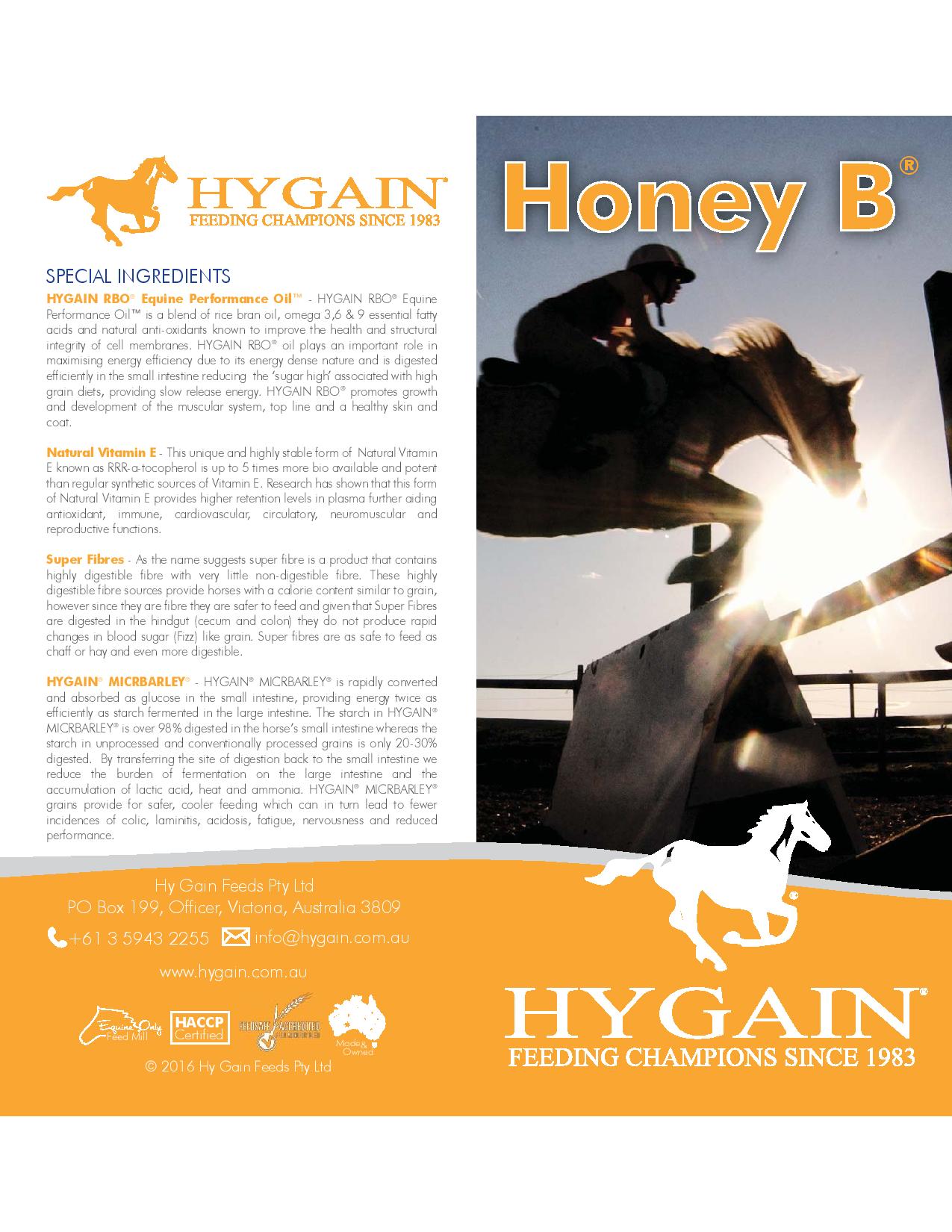 Hygain Honey B 20kg