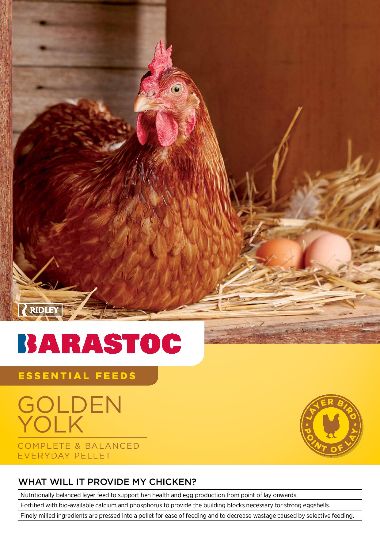 Barastoc Golden Yolk 20kg